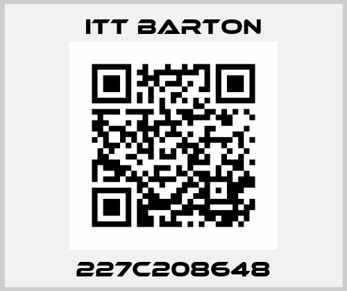 227C208648 Itt Barton