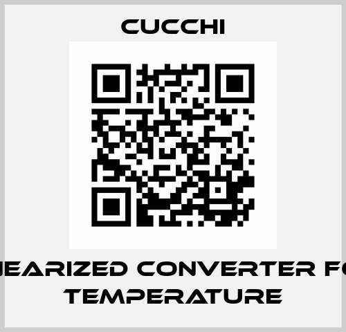 Linearized converter for temperature Cucchi