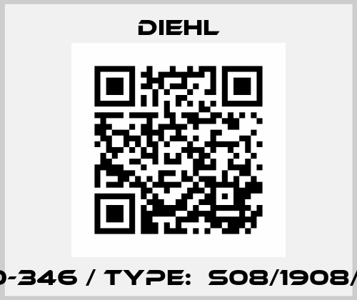 19000-346 / Type:  S08/1908/9033 Diehl
