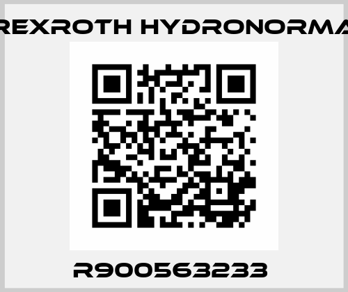 R900563233  Rexroth Hydronorma