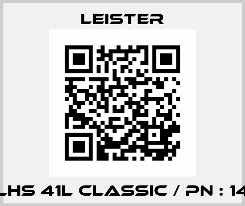 Type LHS 41L CLASSIC / PN : 143.294 Leister