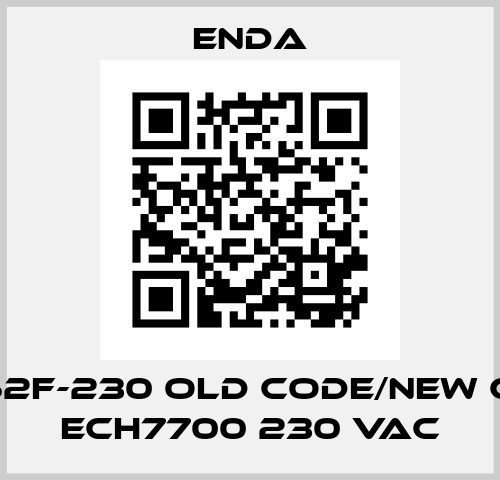 EC762F-230 old code/new code ECH7700 230 VAC Enda