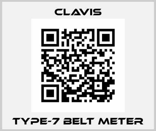 Type-7 belt meter Clavis