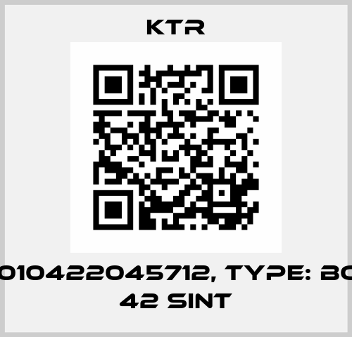 p/n:  010422045712, type: BoWex 42 SINT KTR