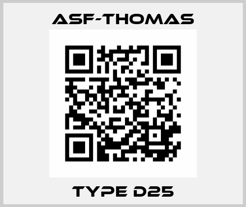 Type D25 ASF-Thomas