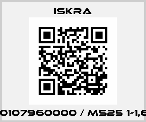 030107960000 / MS25 1-1,6 A ISKRA