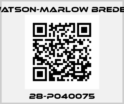 28-P040075 Watson-Marlow Bredel