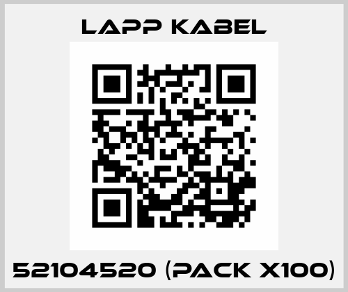 52104520 (pack x100) Lapp Kabel