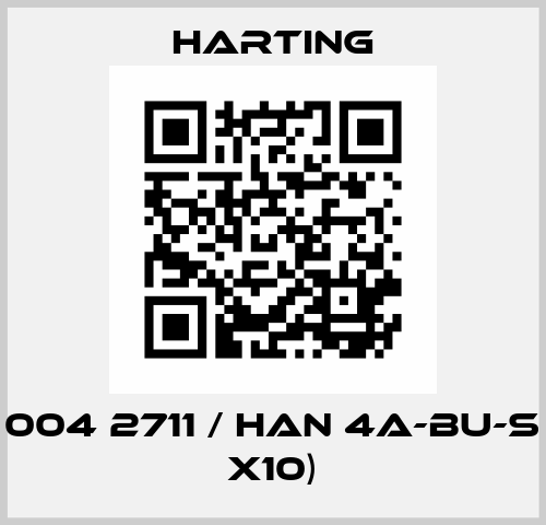 09 20 004 2711 / Han 4A-BU-S (pack x10) Harting