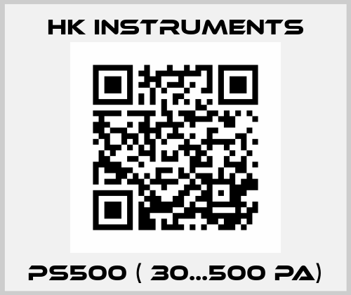 PS500 ( 30...500 Pa) HK INSTRUMENTS