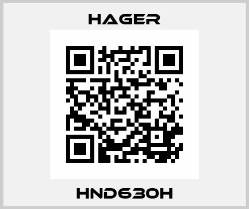 HND630H Hager