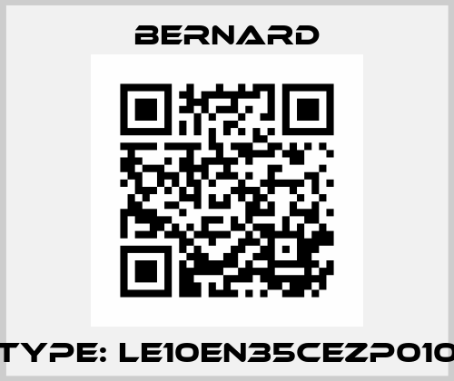Type: LE10EN35CEZP010 Bernard