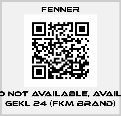 F-0100 not available, available GEKL 24 (FKM brand) Fenner