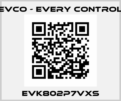 EVK802P7VXS EVCO - Every Control