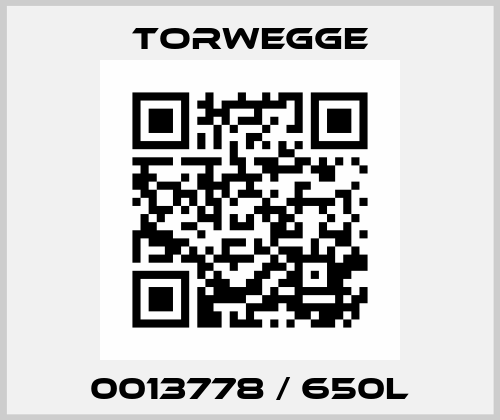 0013778 / 650L Torwegge