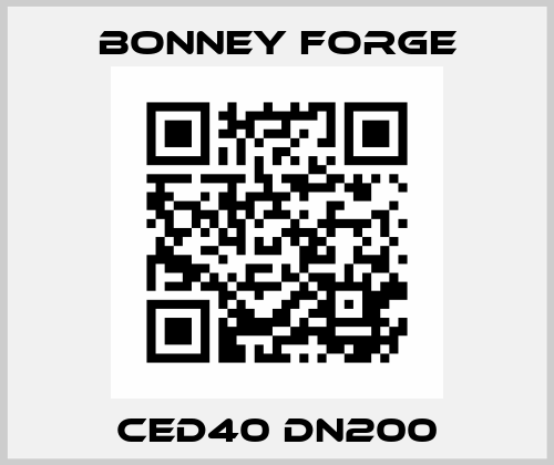 Ced40 DN200 Bonney Forge