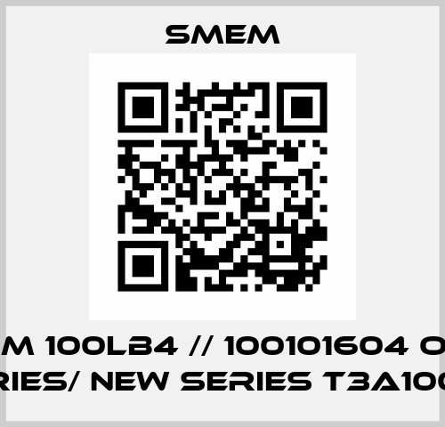 6SM 100LB4 // 100101604 old series/ new series T3A100LB Smem