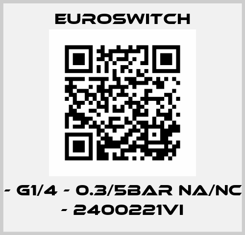RNMM - G1/4 - 0.3/5bar NA/NC -220V - 2400221VI Euroswitch