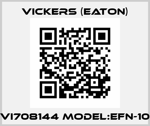 PN: VI708144 Model:EFN-10-11-F Vickers (Eaton)