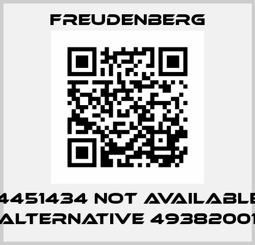 14451434 not available, alternative 49382001 Freudenberg