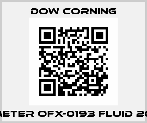 XIAMETER OFX-0193 FLUID 200KG Dow Corning