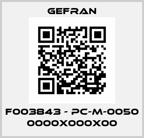 F003843 - PC-M-0050 0000X000X00 Gefran