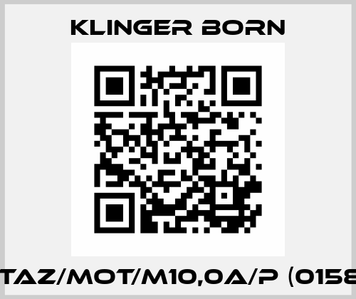 K900/TAZ/Mot/M10,0A/P (0158.9100) Klinger Born