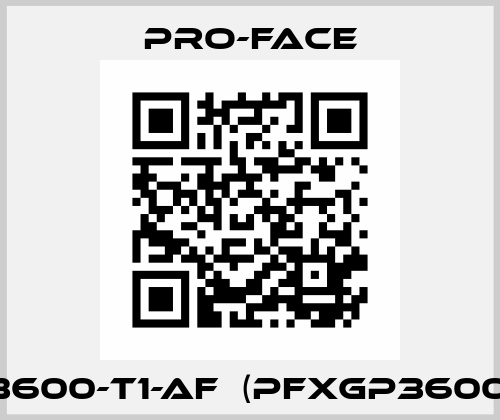 AGP3600-T1-AF  (PFXGP3600TAA) Pro-Face