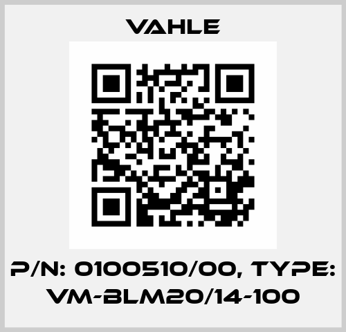 P/n: 0100510/00, Type: VM-BLM20/14-100 Vahle