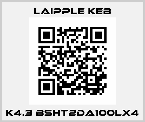 K4.3 BSHT2DA100LX4 LAIPPLE KEB