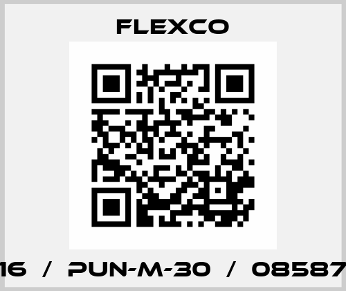 08016  /  PUN-M-30  /  08587846 Flexco