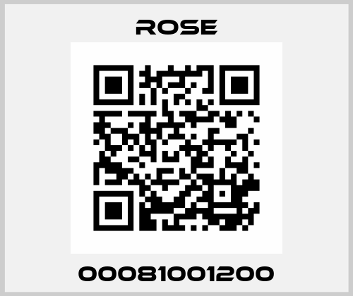 00081001200 Rose