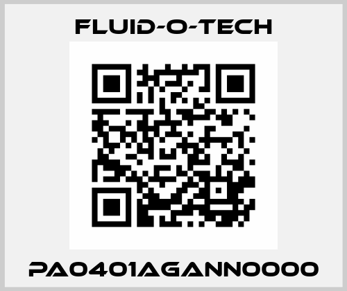 PA0401AGANN0000 Fluid-O-Tech