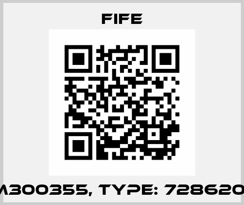 P/N: M300355, Type: 728620-0150 Fife
