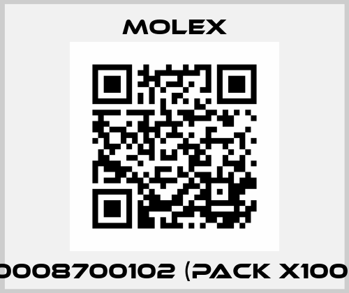 0008700102 (pack x100) Molex