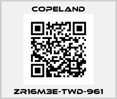 ZR16M3E-TWD-961 Copeland