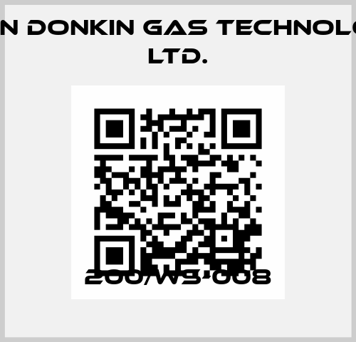 200/WS-008 Bryan Donkin Gas Technologies Ltd.