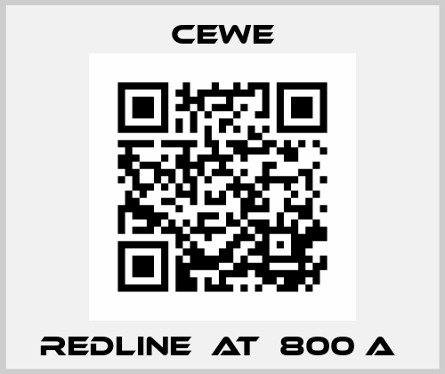REDLINE  AT  800 A  Cewe Instrument