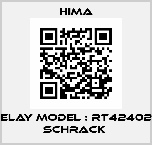 RELAY MODEL : RT424024 SCHRACK  Hima