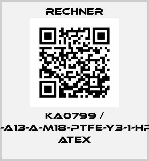 KA0799 / KAS-80-A13-A-M18-PTFE-Y3-1-HP-3G-3D, ATEX Rechner