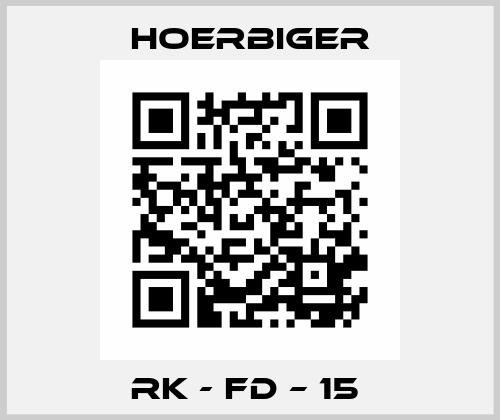 RK - FD – 15  Hoerbiger