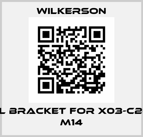 wall bracket for X03-C2-000 M14 Wilkerson