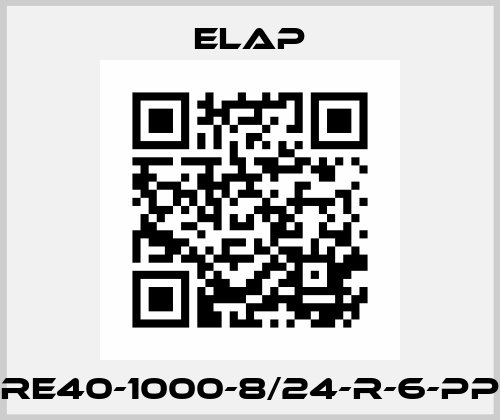 RE40-1000-8/24-R-6-PP ELAP