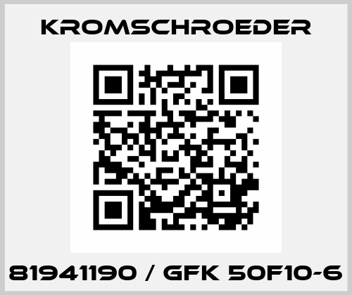 81941190 / GFK 50F10-6 Kromschroeder