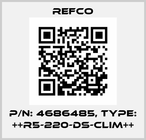 p/n: 4686485, Type: ++R5-220-DS-CLIM++ Refco