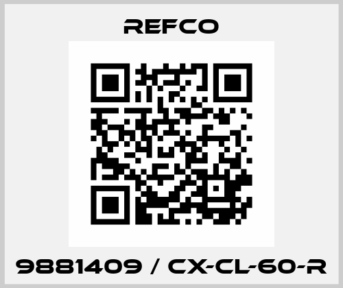 9881409 / CX-CL-60-R Refco
