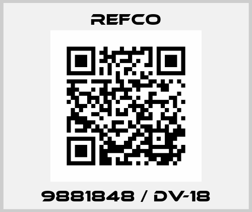 9881848 / DV-18 Refco