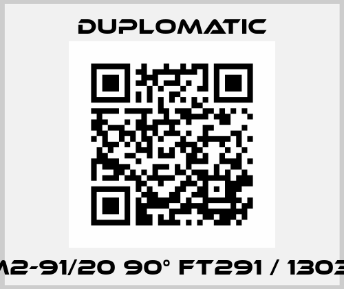 RSM2-91/20 90° FT291 / 1303991 Duplomatic