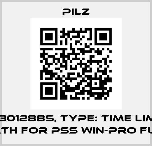 p/n: 301288S, Type: Time lim. Lic 2Mth for PSS WIN-PRO Full Pilz