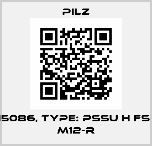 p/n: 315086, Type: PSSu H FS SN SD M12-R Pilz